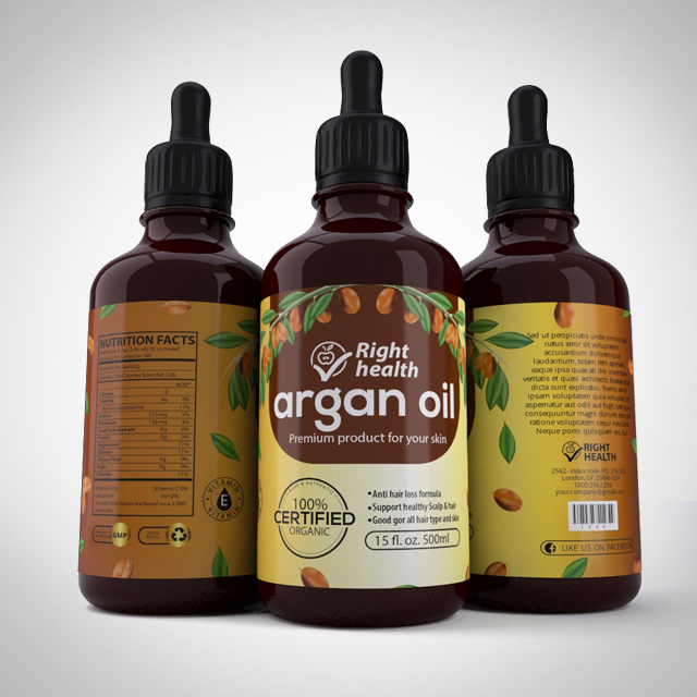 Argan Oil Label Design