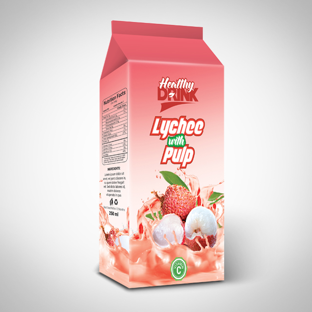 Lychee Health Drink Packaging