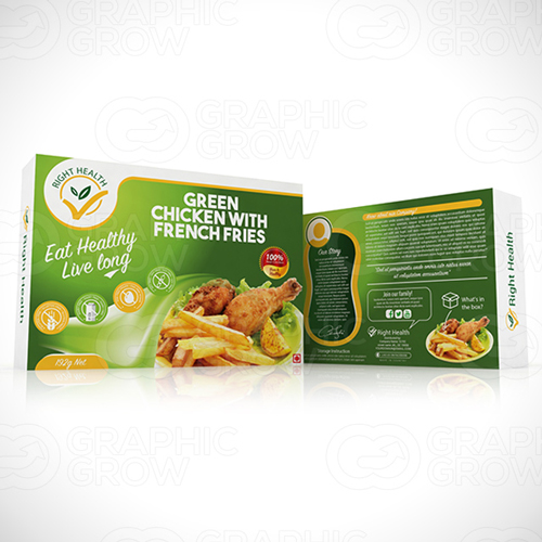 Chicken french fires packaging
