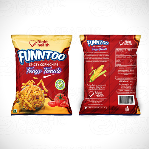 Corn Chips packaging design