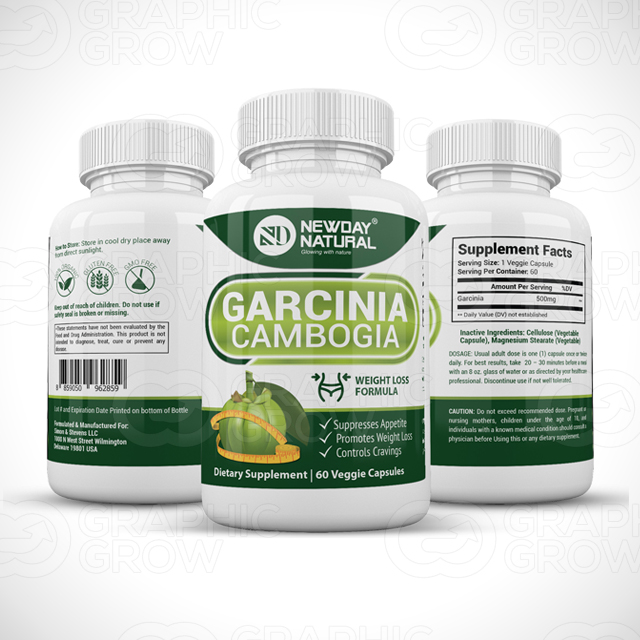Garcinia Cambogia Supplement Label