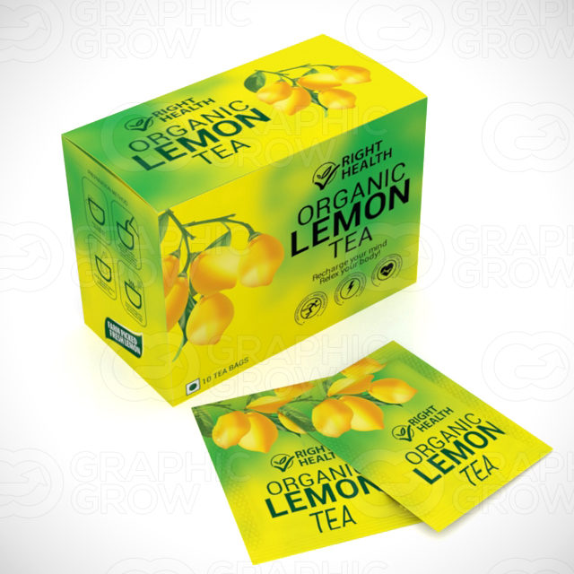 Lemon Tea packaging | Graphicgrow