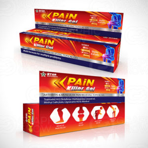 Pain Killer Gel Packaging