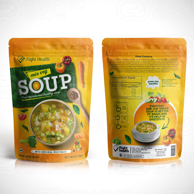 Veg Soup packaging