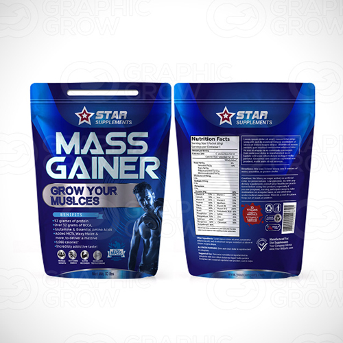 Mass Gainer Powder Packaging