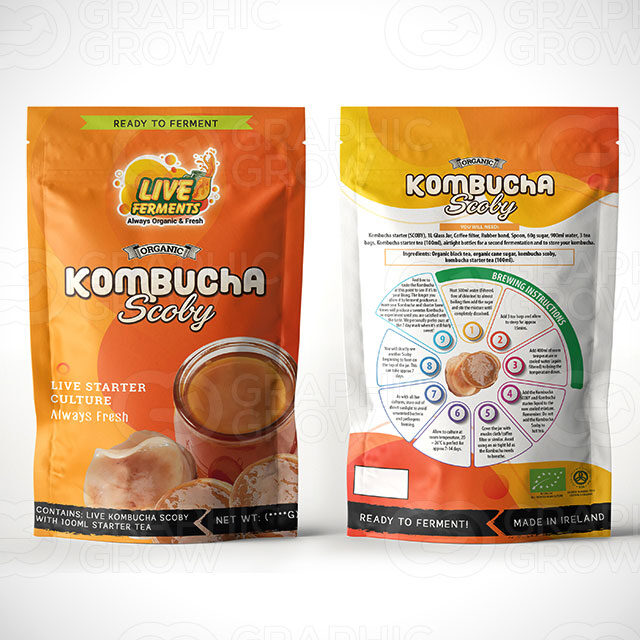 Kombucha scoby Packaging